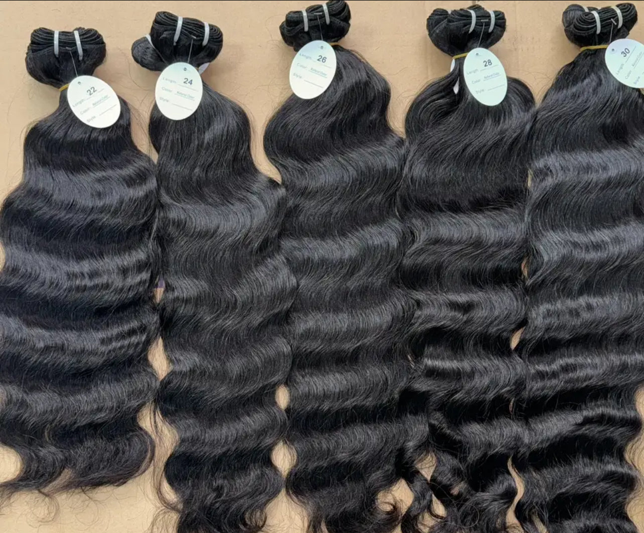 Cambodian Natural Wave RAW Bundles