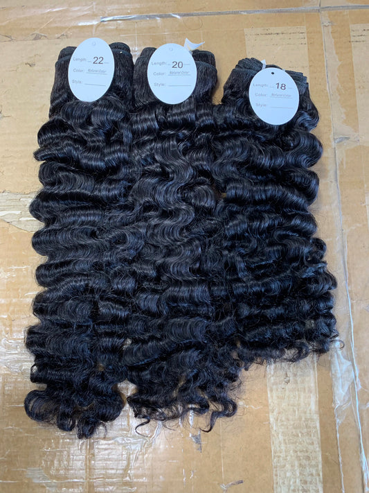 Raw Burmese Exotic Curly Bundles